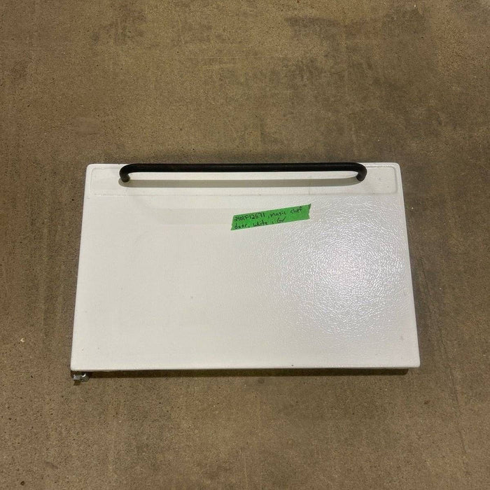 Used Magic Chef Oven Door 2401F12671 (WHITE FACEPLATE)