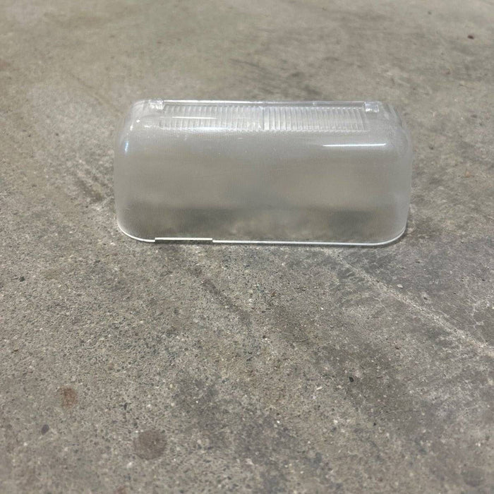 Used Oval Porch Light lens - 6.0" x 2.50" x 1.50" - Clear