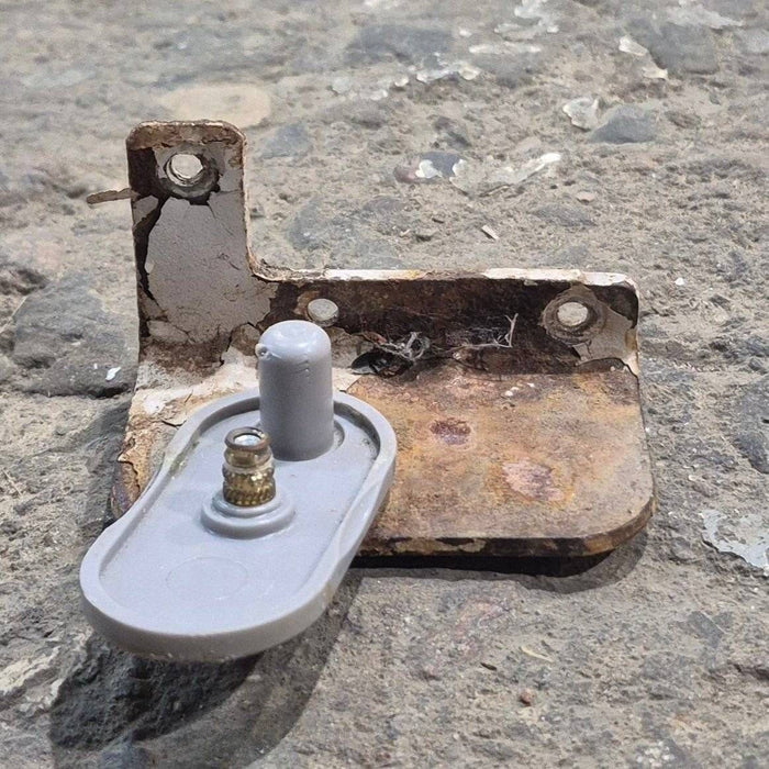 Used Norcold Fridge Door Hinge, Top Left, Bottom Right, Beige - 620188
