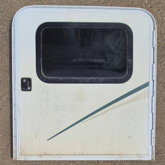 Used Radius Storage/ Teardrop Trailer Entry Door - 43 1/2" X 47 1/2" X 2 1/4"