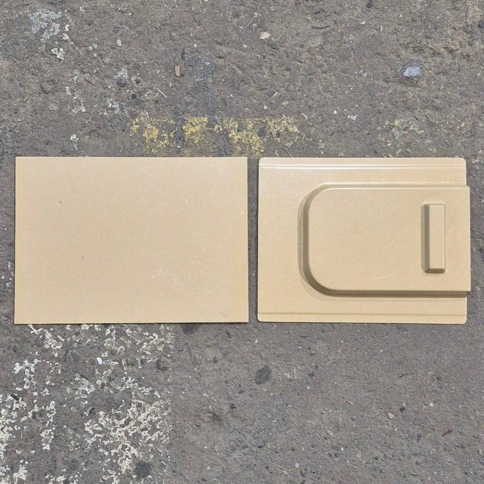 Used Screen Door Slide Panel Set, Beige - 11 1/4" x 9"