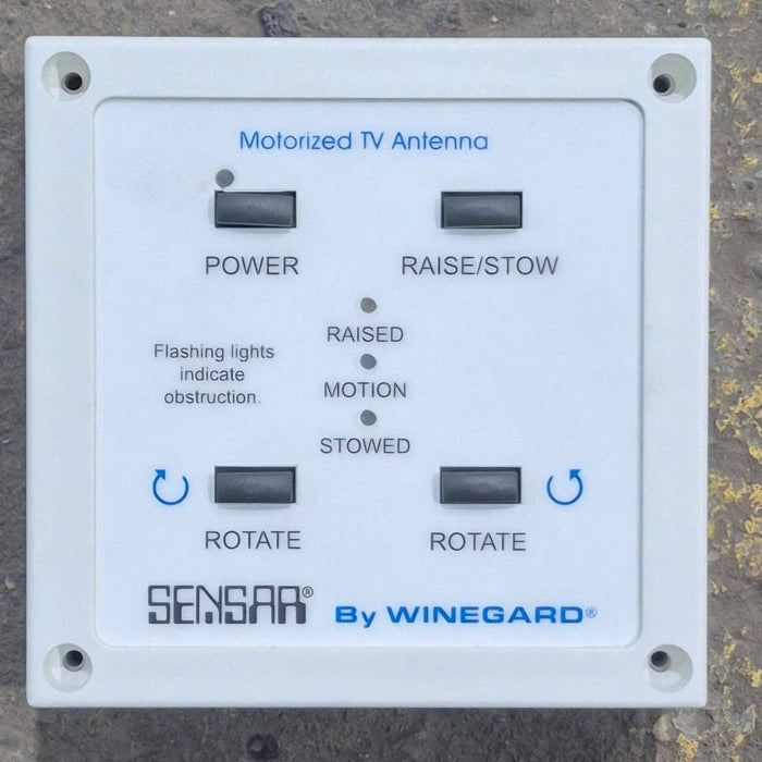 Used Winegard Satellite TV Antenna Control Panel, White - Sensar , MA-CP4W