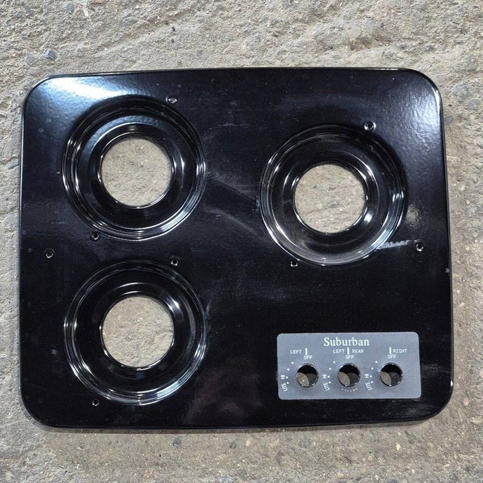 Used Main Top Suburban - Cooktop Cover, Black - 2940ABK