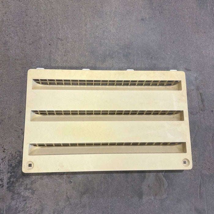 Used Dometic Air Intake Side Refrigerator Vent, Yellowed, No Frame - 3102277.021
