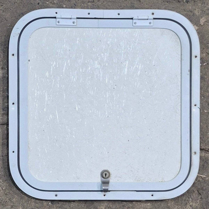 Used Radius Cornered Cargo Door - 17 7/8" X 17 7/8" X 1/2"