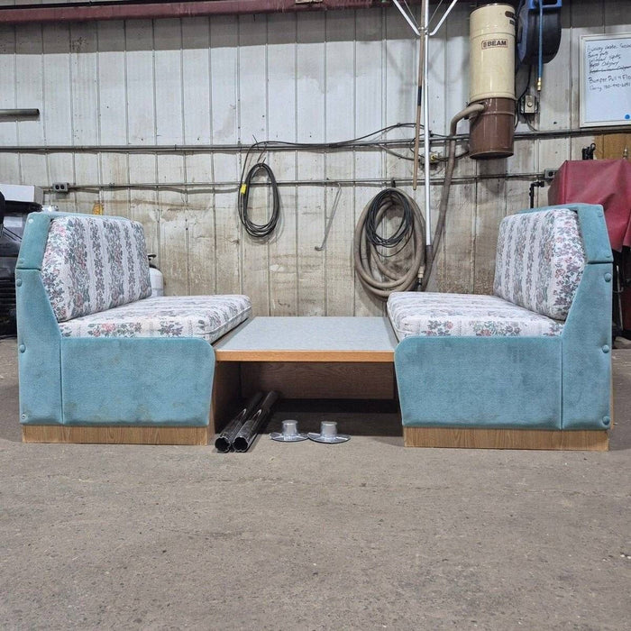 Used Complete RV Dinette Set, Does include table hardware - 78" x 40 3/4" x 32"