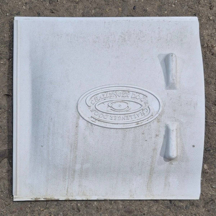 Used Screen Door Slide Panel, White - 12 1/8" X 12"