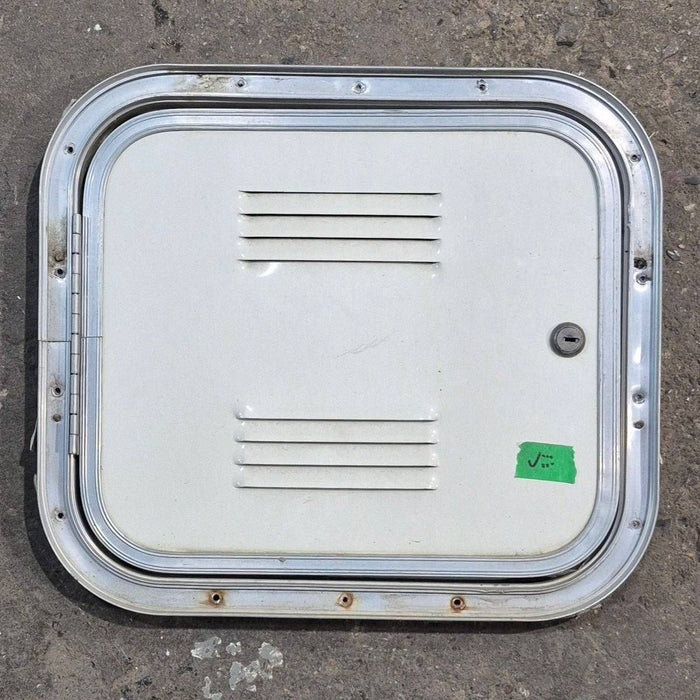 Used Radius Cornered Vented Cargo Door - 13.5 X 12 X 0.75