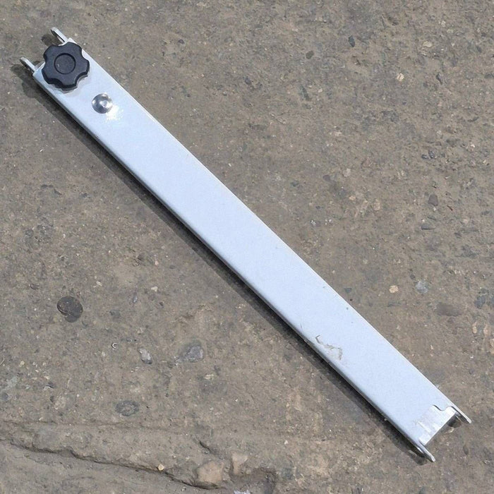 Used Dometic Awning Adjustable Pitch Arm, White/ Silver, 15 7/8" to 25 1/8" - 9100 Series