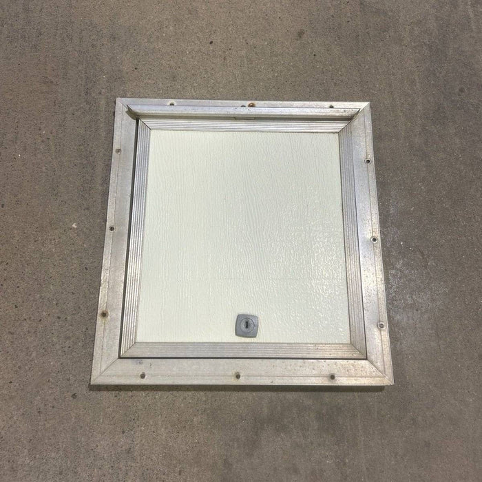 Used square cargo door  10 3/4" x 11 7/8" x 3/4"D