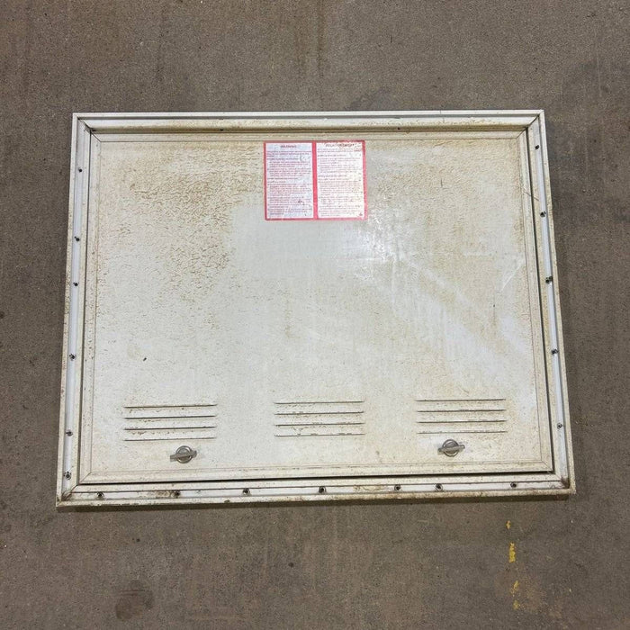 USED Square Corner Propane cargo door - 25.25 X 19.75 X 0.625