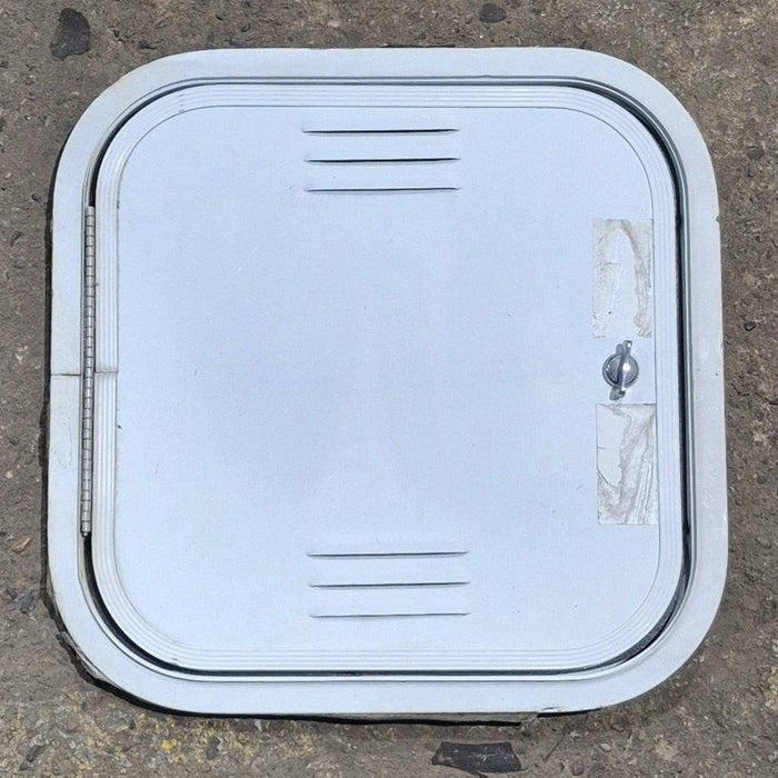 Used Radius Cornered Propane/ Battery Door - 14 7/8" X 14 7/8" X 1/2"