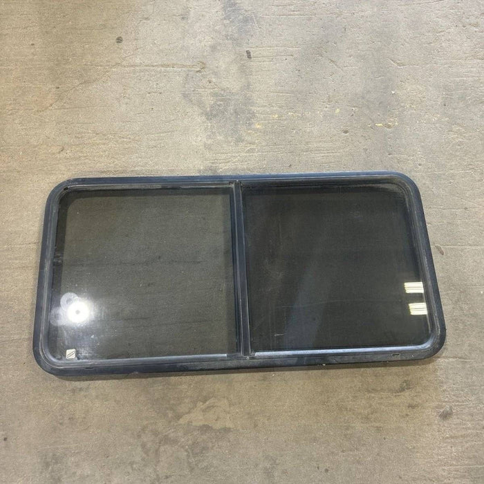 Used Black Radius Opening Window - 47.75 X 24.75 X 1.875