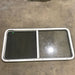Used White Radius Opening Window - 54.5 X 25.5 X 1.875 - Black Window