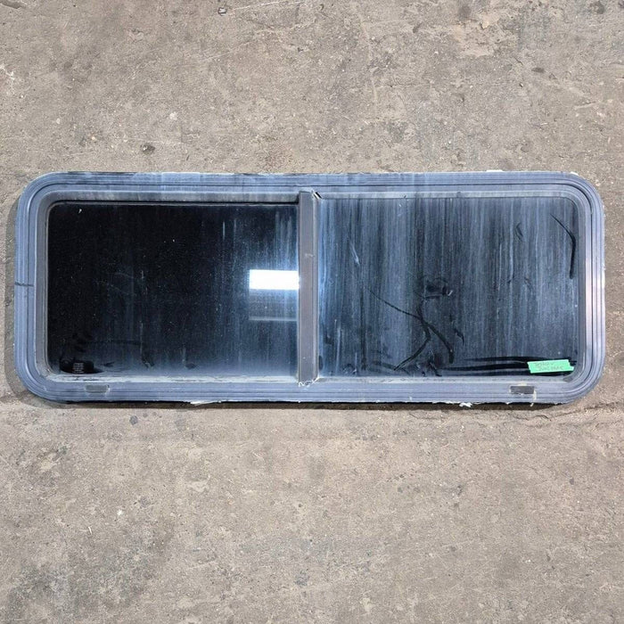 Used Black Radius Opening Window - 47 1/2" X 17 1/2" X 1 7/8"