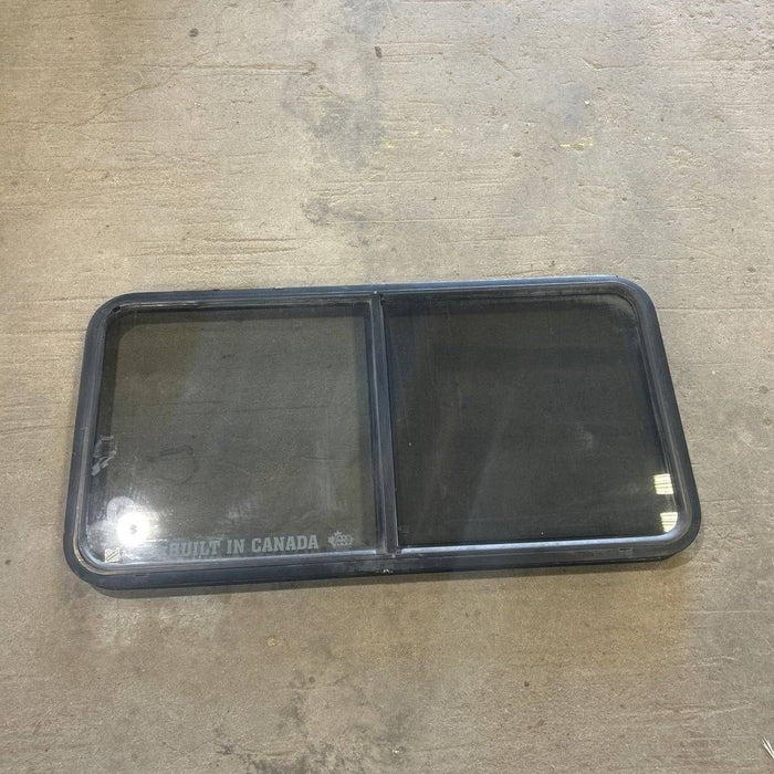 Used Black Radius Opening Window - 47.75 X 23.875 X 1.75