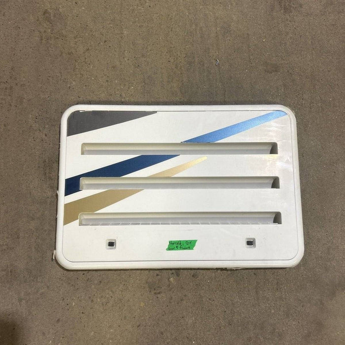 Used Norcold 621156 - Air Intake Side Refrigerator Vent- HAS FRAME