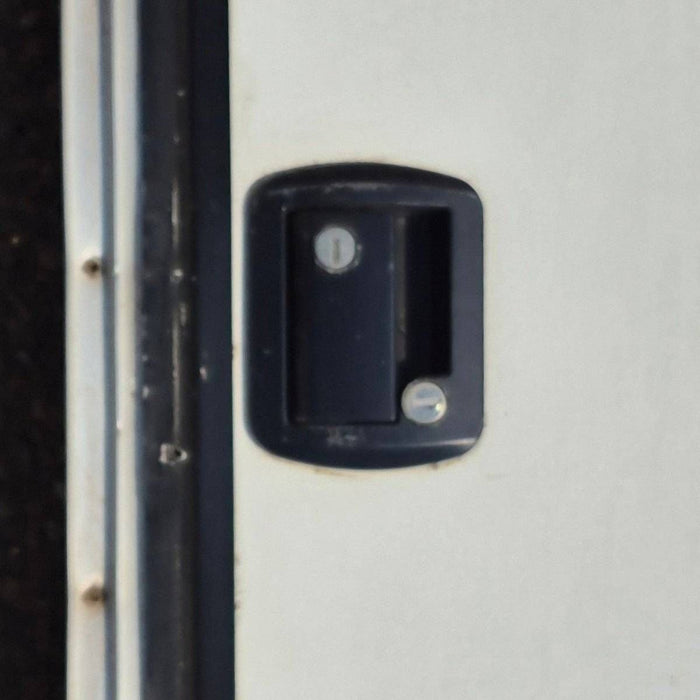 Used Radius Storage/ Teardrop Trailer Entry Door - 35 5/8" X 47 1/2" X 2"