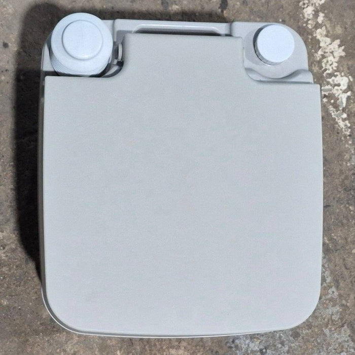 Complete RV Pro Portable Toilet, Hand Pump Flush, 20 L (5.3 Gal), Grey -  N35Z515