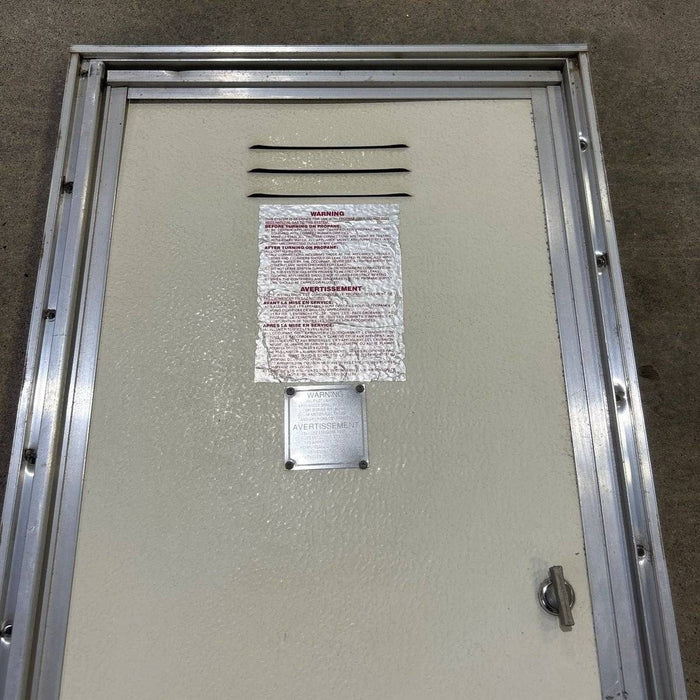 Used Square Corner Propane door - 30.75 X 14.0 X .75