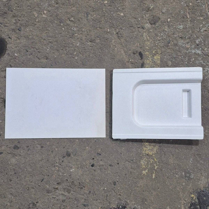 Used Screen Door Slide Panel Set, White - 11 1/4" x 9"