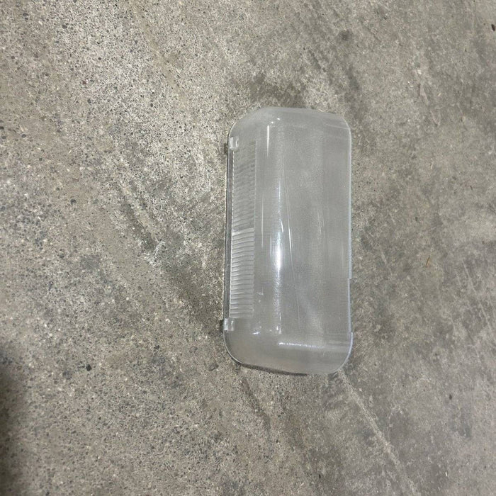 Used Oval Porch Light lens - 6.0" x 2.50" x 1.50" - Clear