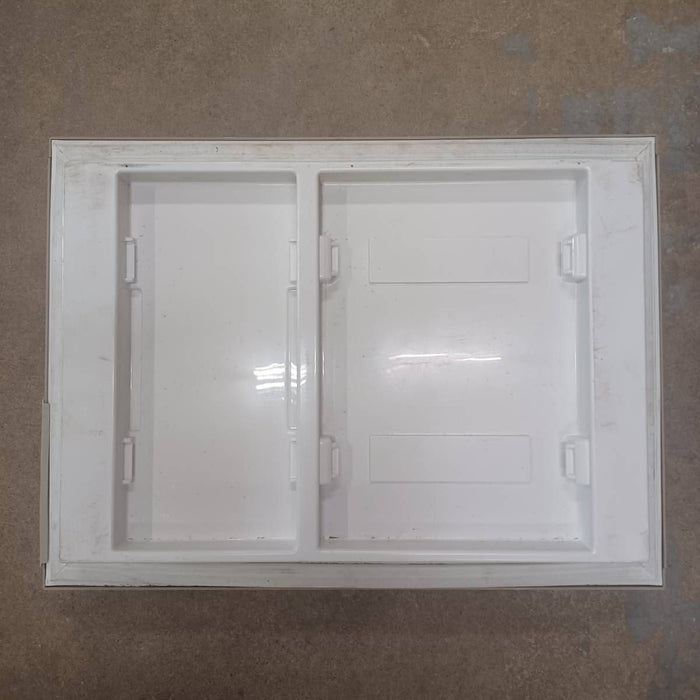 Used Dometic Refrigerator Door Right Hand - 2932563121 - Good Used Shape - 22.75" x 16.75" x 5.125" - Photo 2