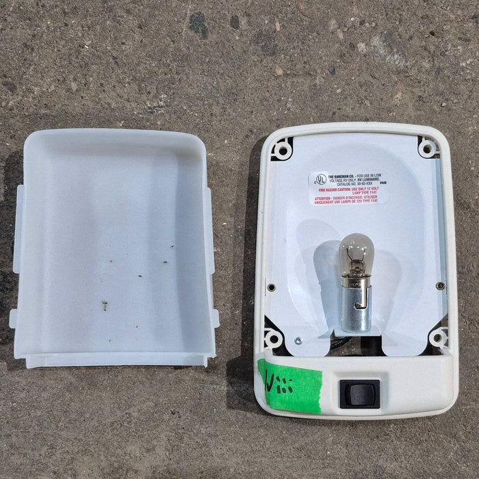 Used RV Interior Light Fixture, Single, Has Switch - 30-93-XXX
