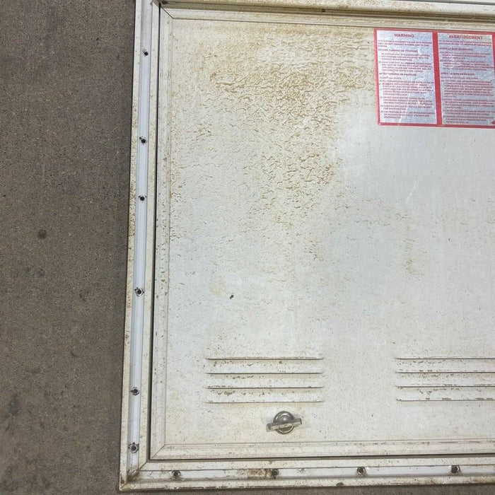 USED Square Corner Propane cargo door - 25.25 X 19.75 X 0.625