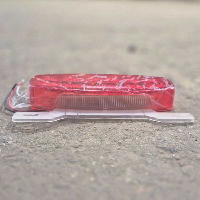 Used RV Tail Light Assembly, With License Plate Bracket, 8.625" x 4.125" x 1.25"- DOT SAE A2I6S2T2L 18