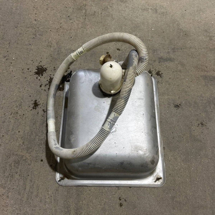 Used Single Kitchen Sink 15" W X 13" H