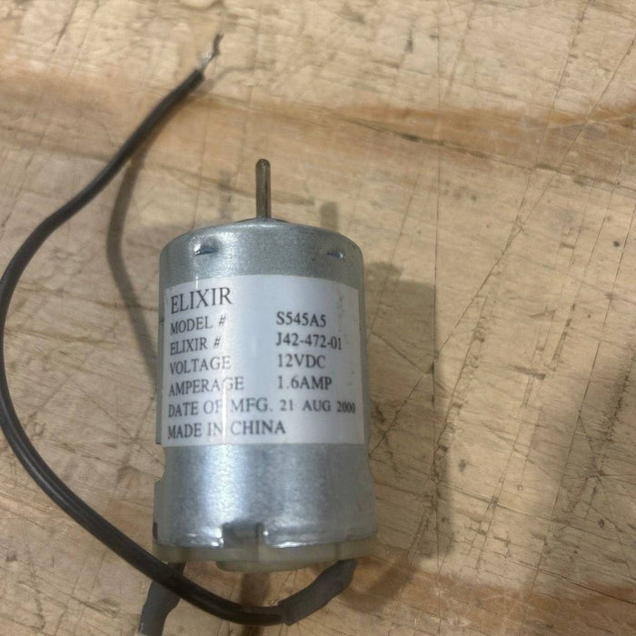 Used  Elixir 12V Vent Motor - J42-472-01