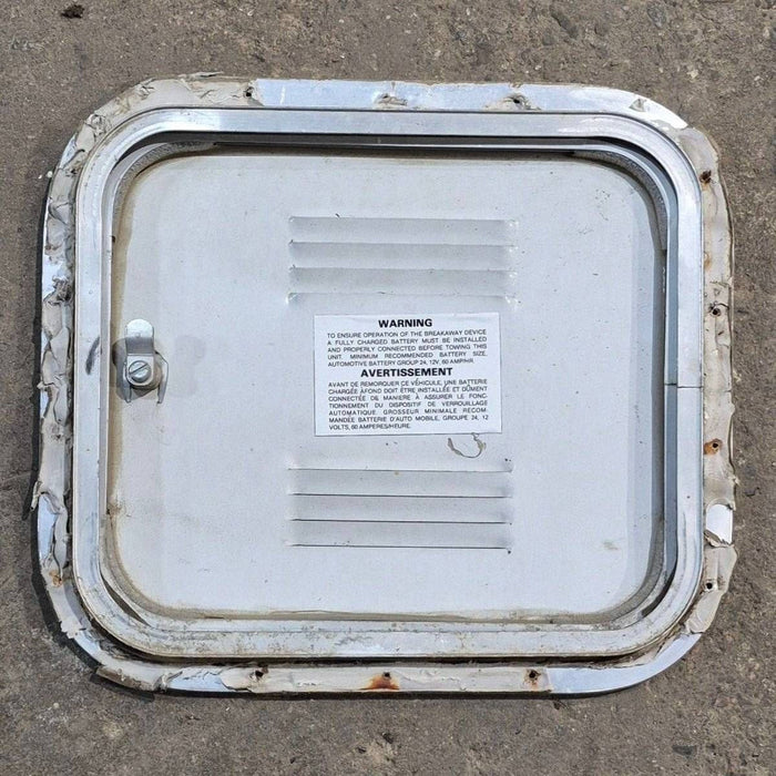Used Radius Cornered Vented Cargo Door - 13.5 X 12 X 0.75