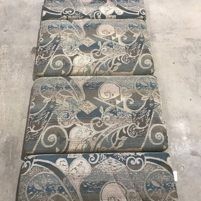 Used Dinette Cushion Set- 4 piece - 2 @ 38" x 24" x 4", 2 @ 38 X 12 X 4