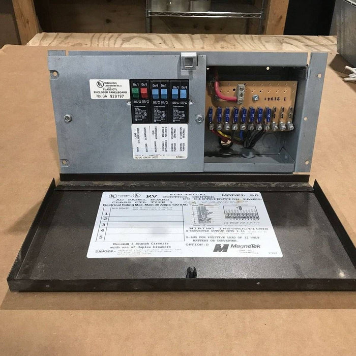 Used 20 AMP MAGNETEK DC Distribution Panel - Model 80