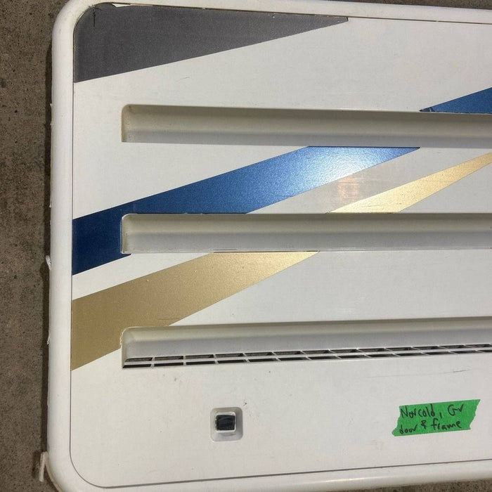 Used Norcold 621156 - Air Intake Side Refrigerator Vent- HAS FRAME