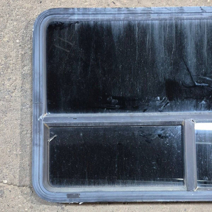 Used Black Radius Opening Window - 48" X 29 1/2" X 1 7/8"