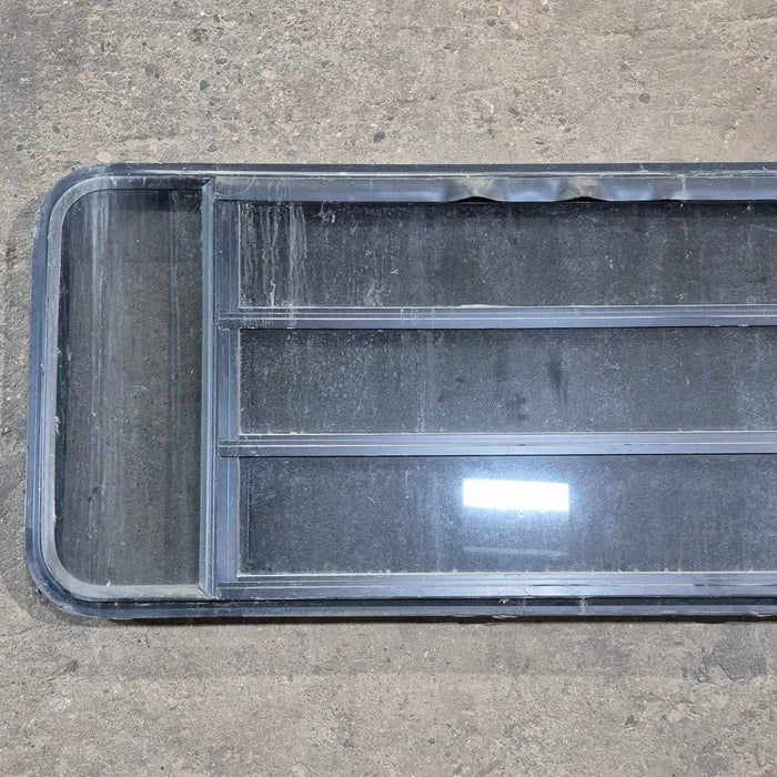 Used Black Radius Opening Window - 53 1/8" X 21 1/4" X 1 7/8"