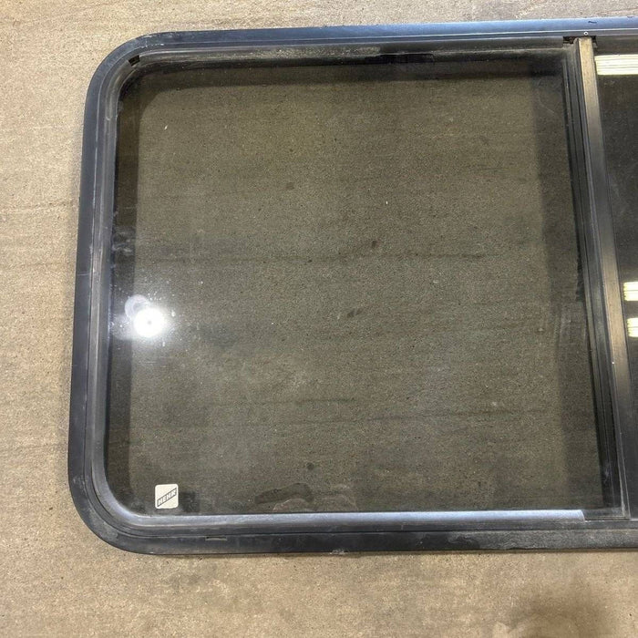 Used Black Radius Opening Window - 47.75 X 24.75 X 1.875