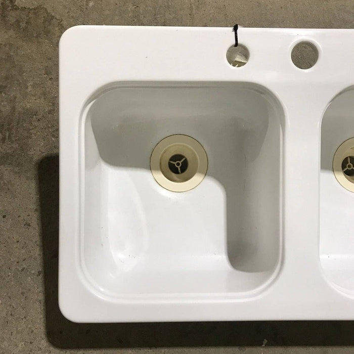Used Double Kitchen Sink - 29" x 17.5" x 10" - Photo 2