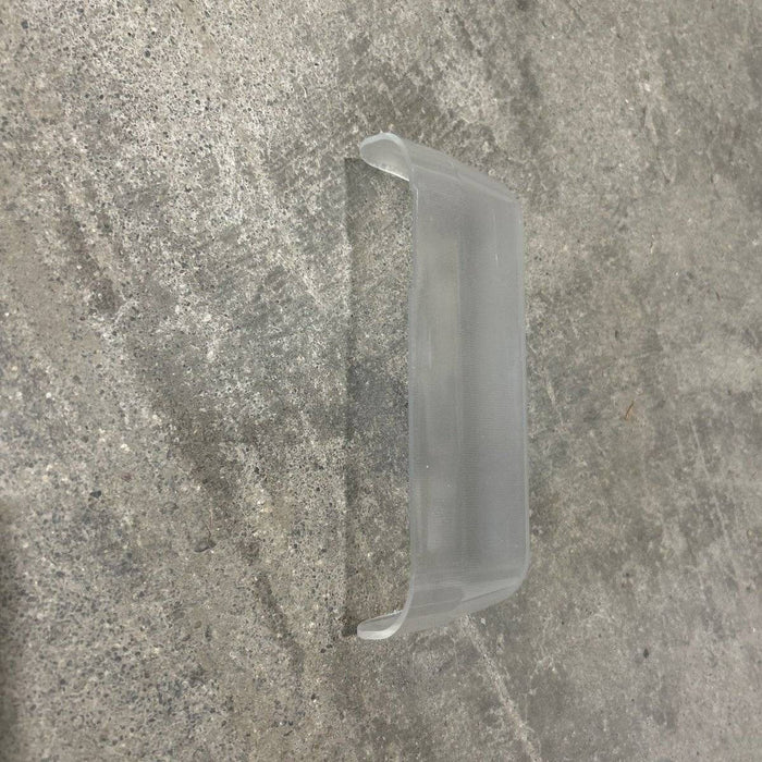 Used Oval Porch Light lens - 6.0" x 2.50" x 1.50" - Clear