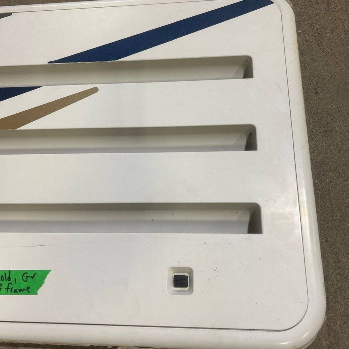 Used Norcold 621156 - Air Intake Side Refrigerator Vent- HAS FRAME