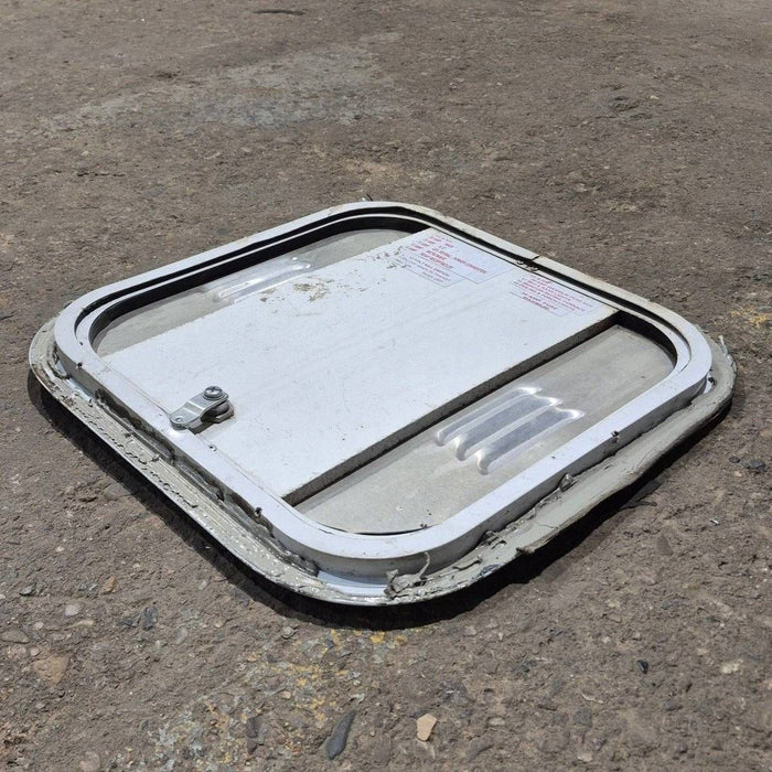Used Radius Cornered Propane/ Battery Door - 14 7/8" X 14 7/8" X 1/2"