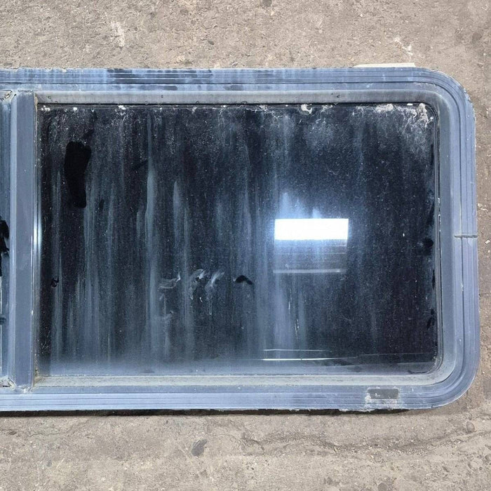 Used Black Radius Opening Window - 60" X 21 1/2" X 1 7/8"