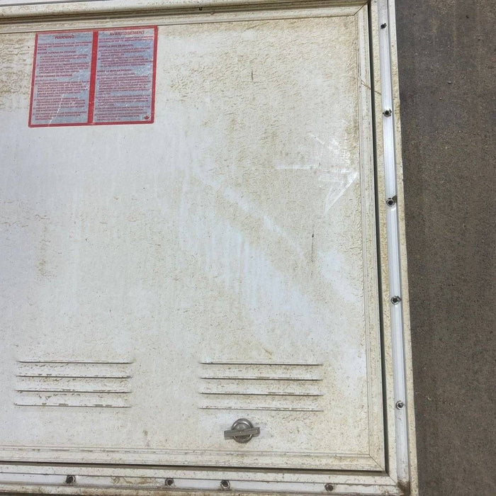 USED Square Corner Propane cargo door - 25.25 X 19.75 X 0.625
