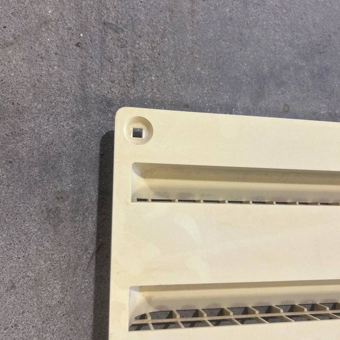 Used Dometic Air Intake Side Refrigerator Vent, Yellowed, No Frame - 3102277.021