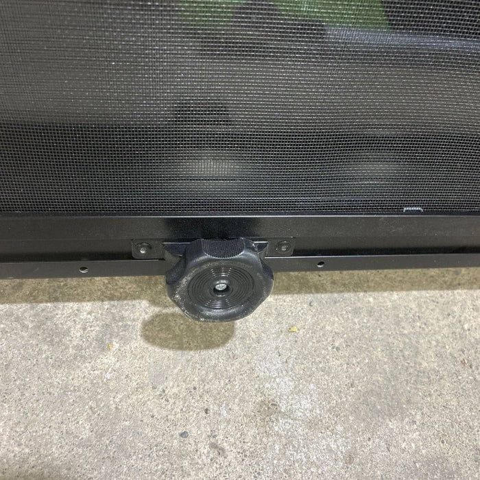 Used Black Radius Frameless Opening Window : 35 1/2" X 23 1/4 X 1 7/8" D