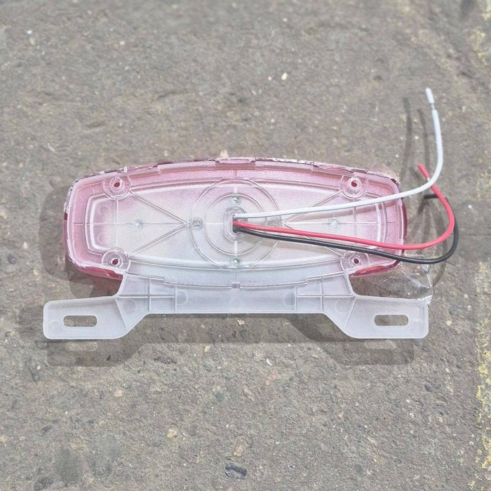 Used RV Tail Light Assembly, With License Plate Bracket, 8.625" x 4.125" x 1.25"- DOT SAE A2I6S2T2L 18