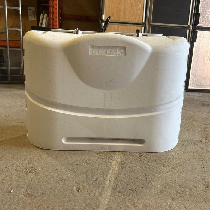 Used Propane Tank Cover - (Fits 30 LB Steel Double Tank)