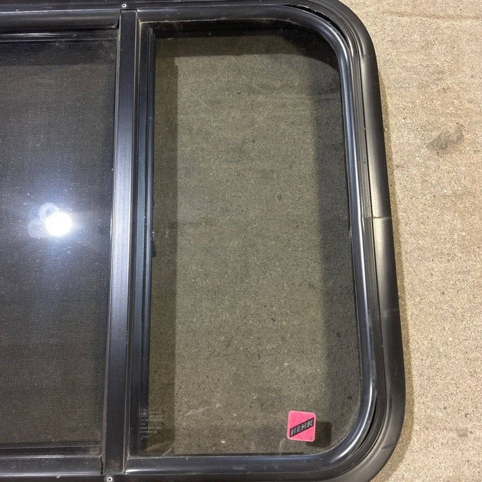 Used Black Radius Opening Window - 19.875 X 19.875 X 1.875